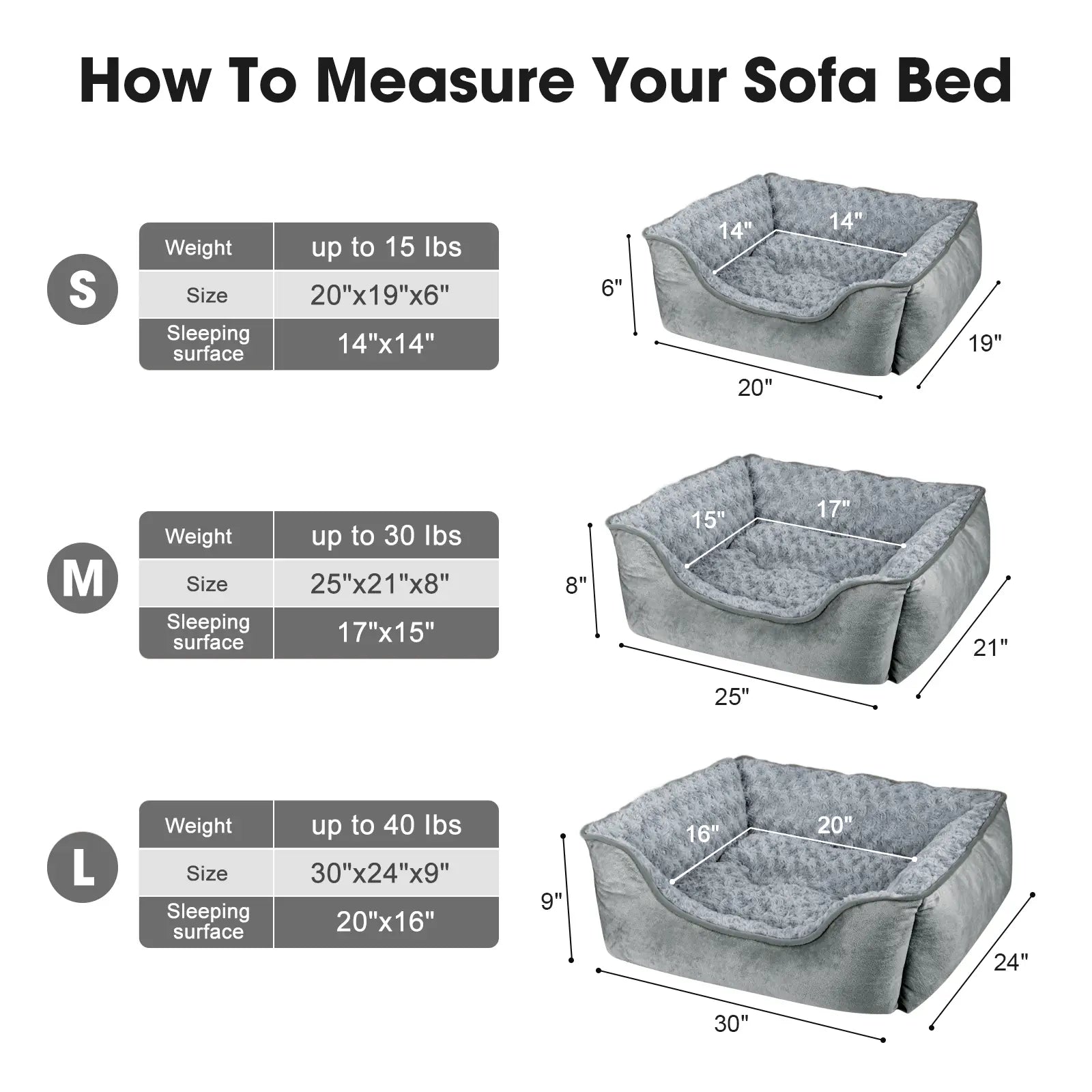 Orthopedic Rectangular Dog Bed - Washable, Soft, and Durable Cuddler with Anti-Slip Base for Dogs of All Sizes