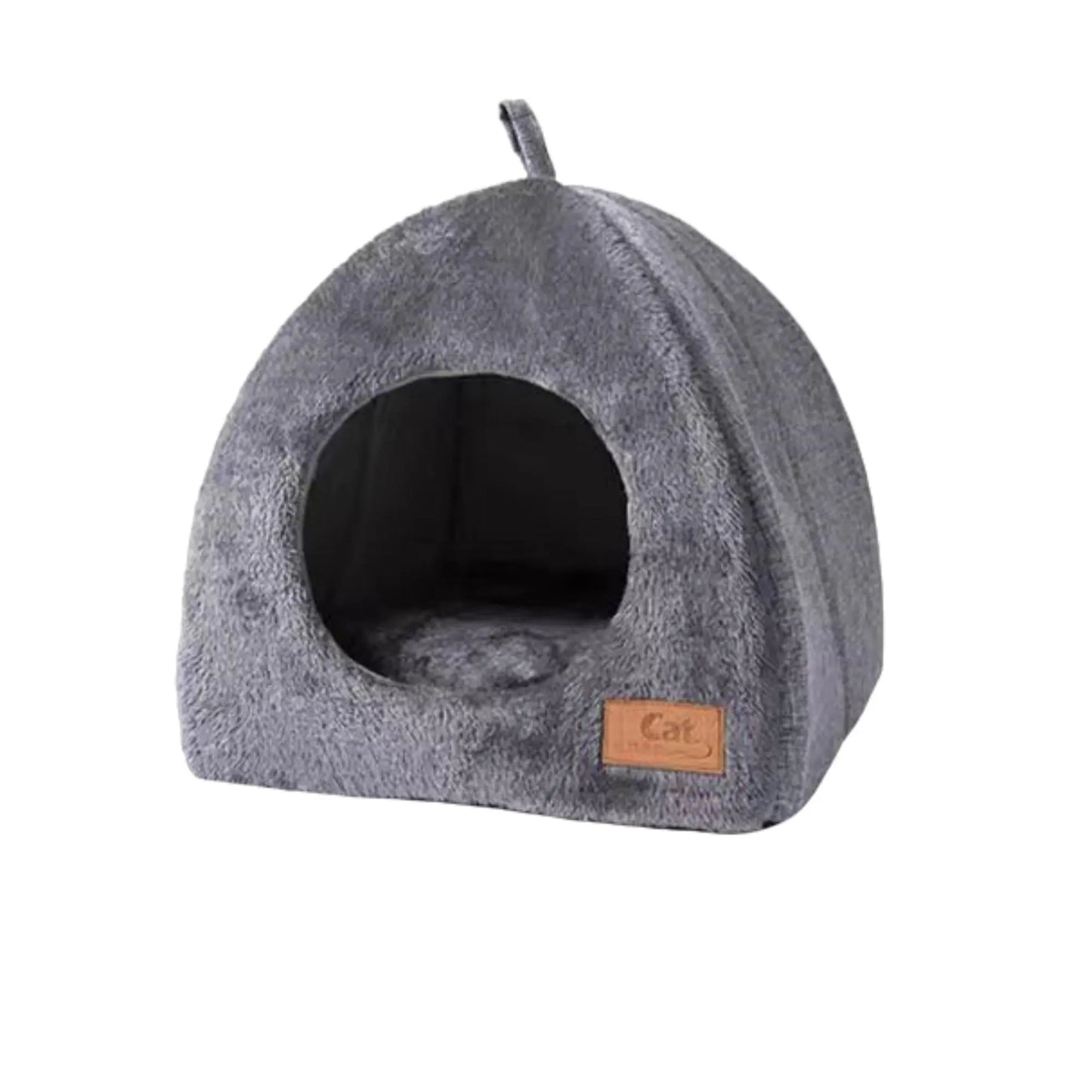 Semi-Enclosed Cat House, Warm Plain Cat Bed, Pet Supplies for Dogs & Cats